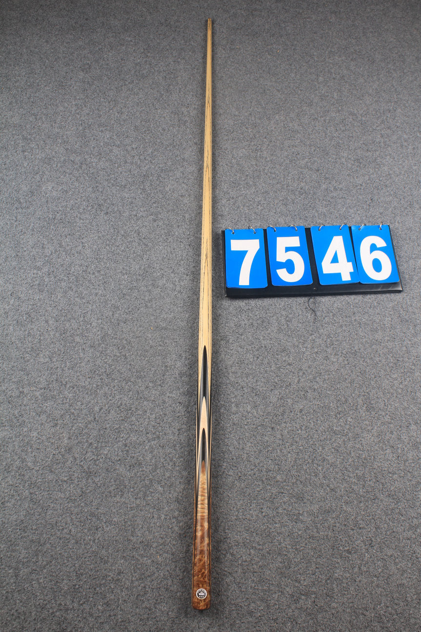 ★★★  1 piece ash snooker cue # 7546 WOODS CUES