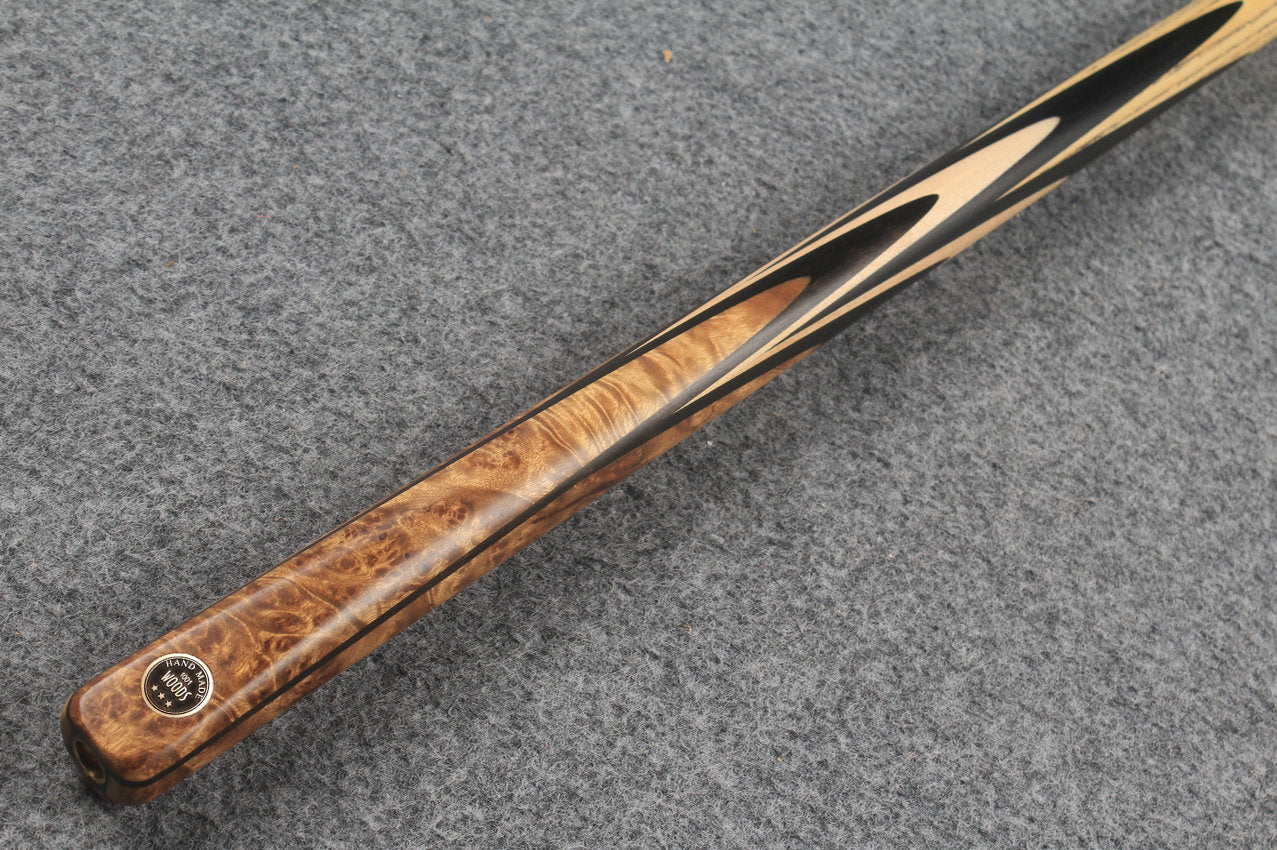 ★★★  1 piece ash snooker cue # 7546 WOODS CUES