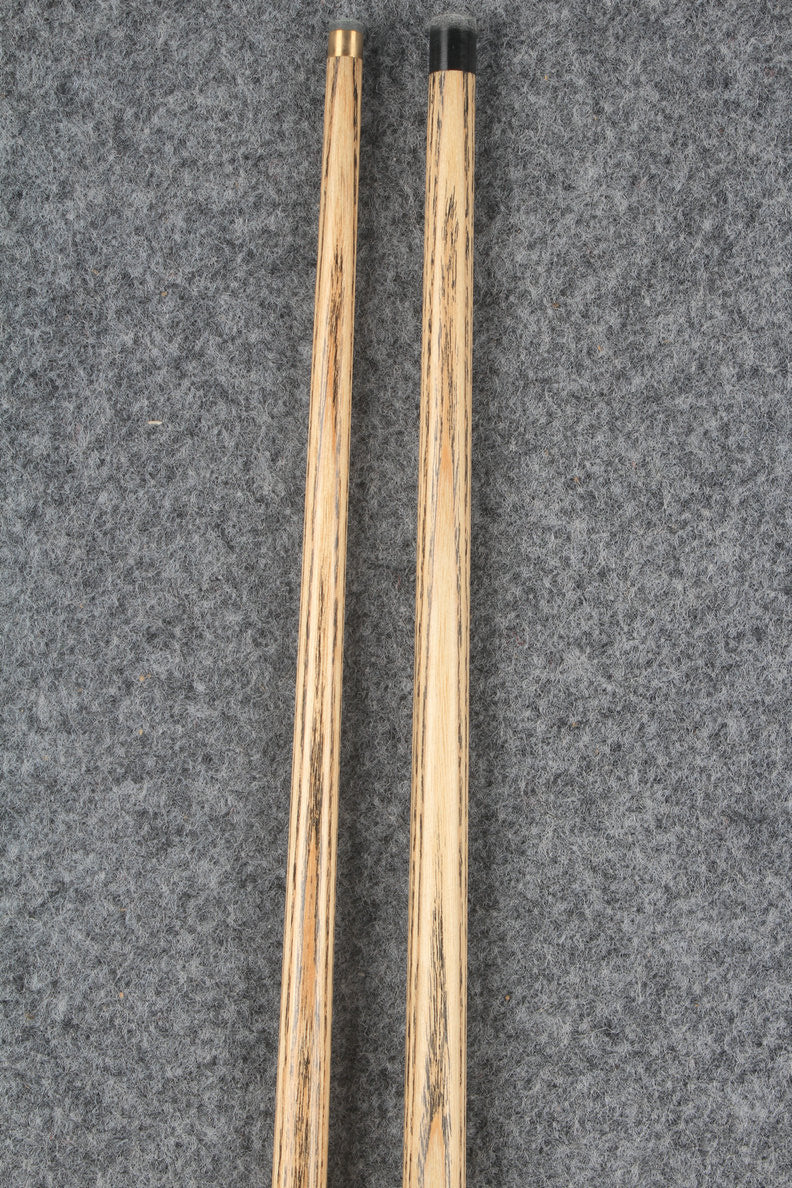 1 piece ASH english pool cue + break cue + case # 7547 WOODS CUES