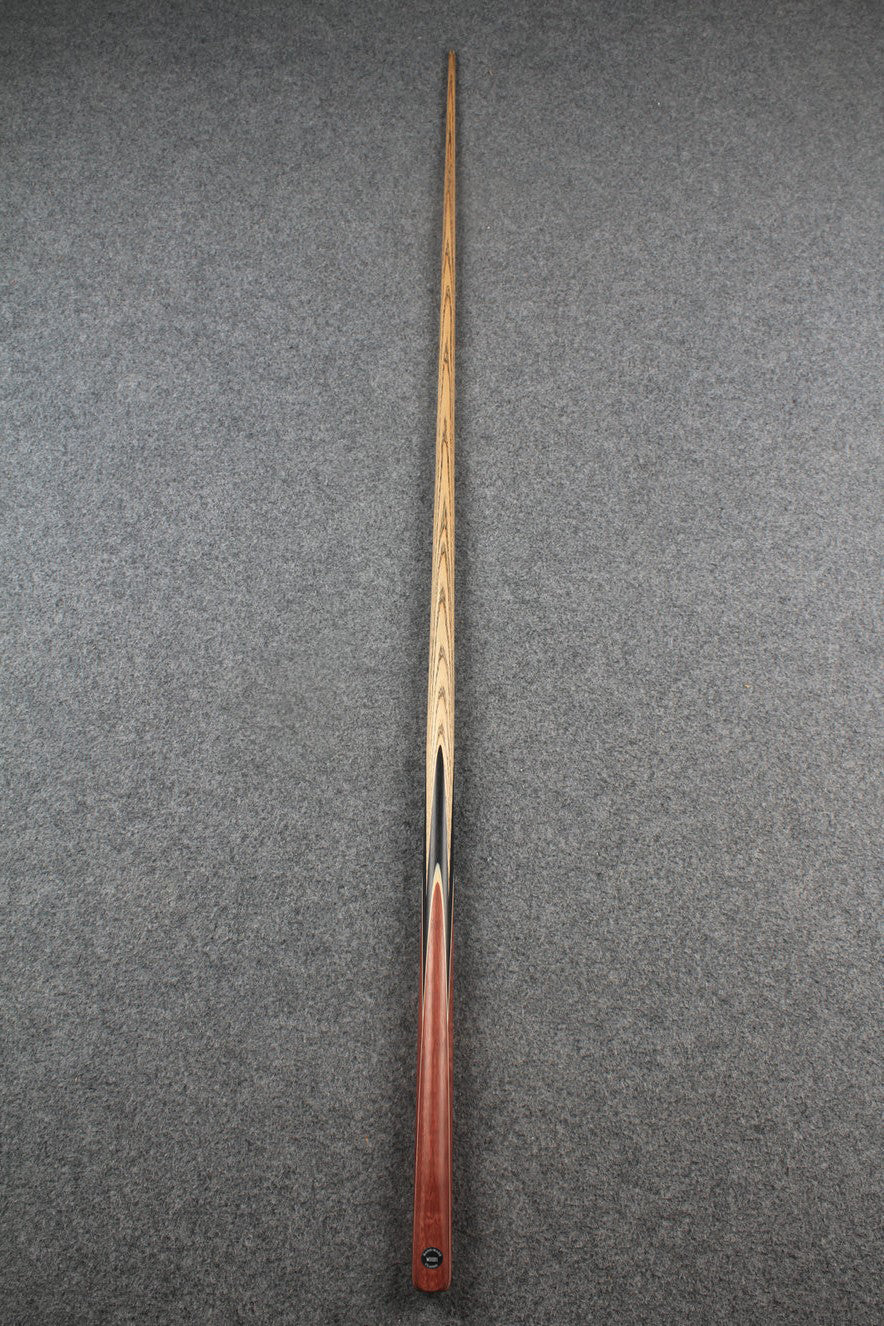 1 piece ASH english pool cue + break cue + case # 7547 WOODS CUES
