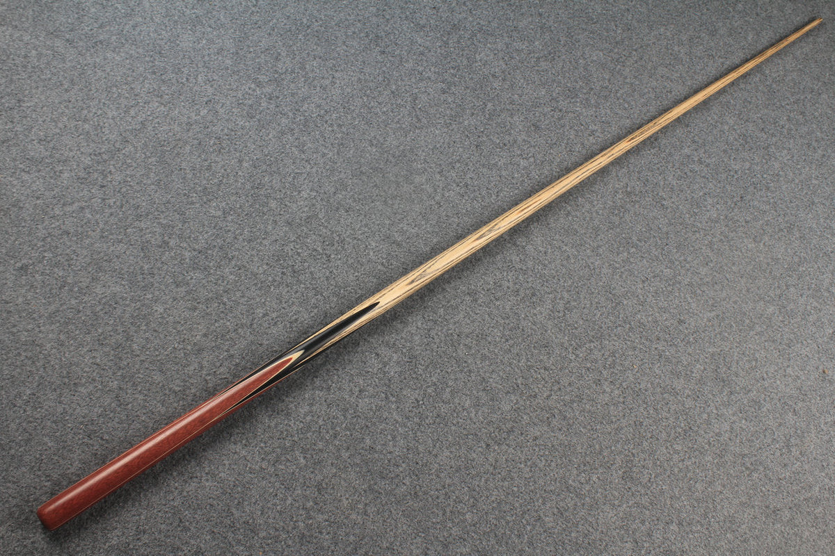 1 piece ASH english pool cue + break cue + case # 7547 WOODS CUES