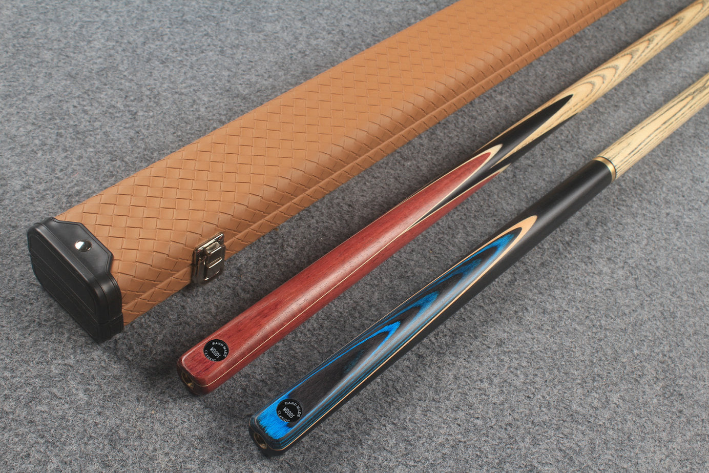 1 piece ASH english pool cue + break cue + case # 7549