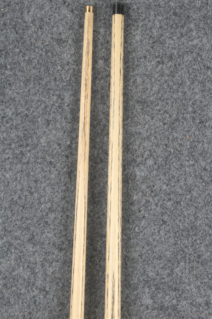 1 piece ASH english pool cue + break cue + case # 7550 WOODS CUES