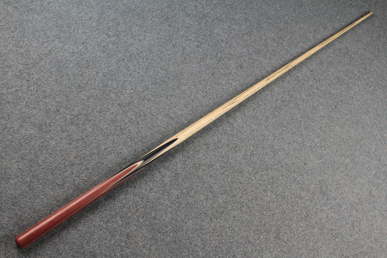 1 piece ASH english pool cue + break cue + case # 7550 WOODS CUES