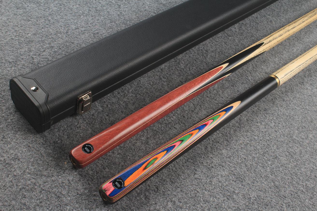 1 piece ASH english pool cue + break cue + case # 7551