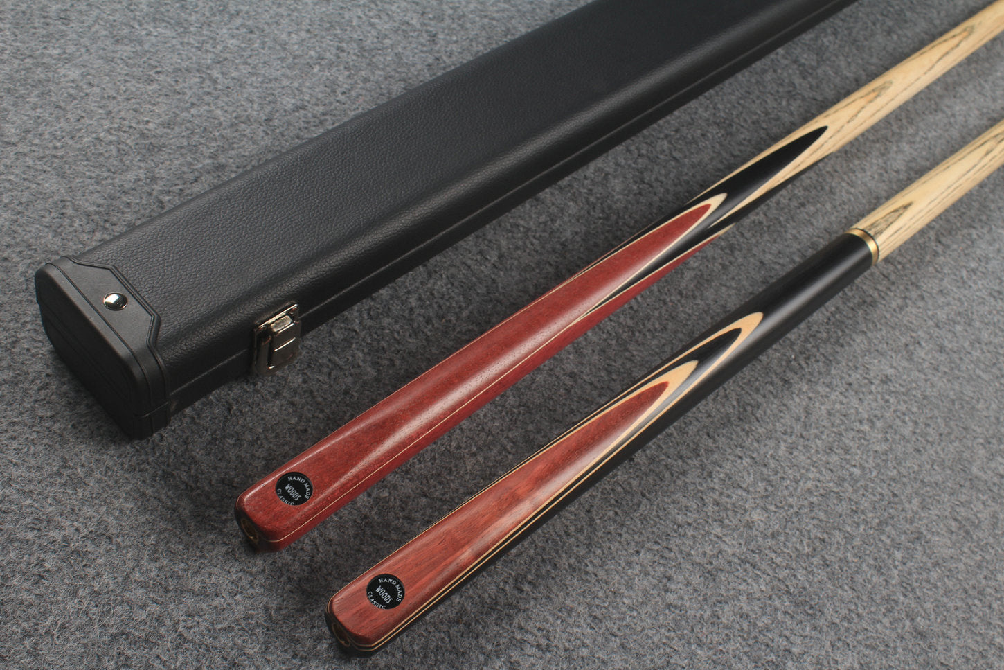 1 piece ASH english pool cue + break cue + case # 7554