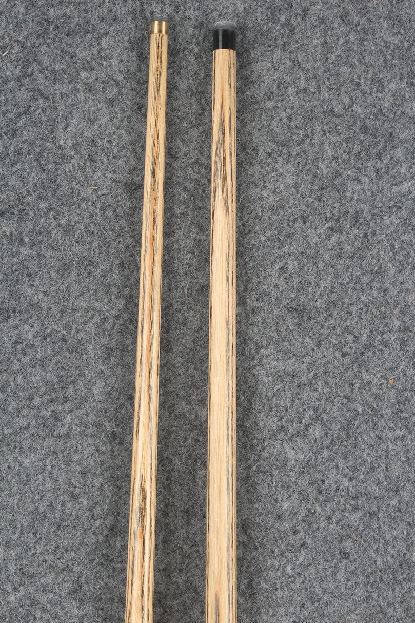 1 piece ASH english pool cue + break cue + case # 7555 WOODS CUES