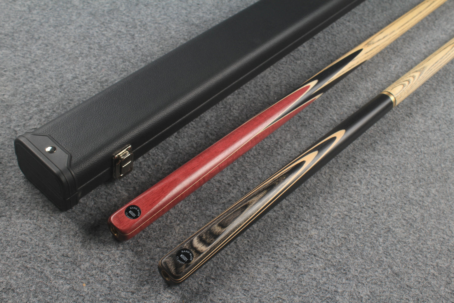 1 piece ASH english pool cue + break cue + case # 7556