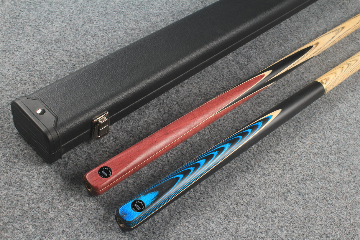 1 piece ASH english pool cue + break cue + case # 7558