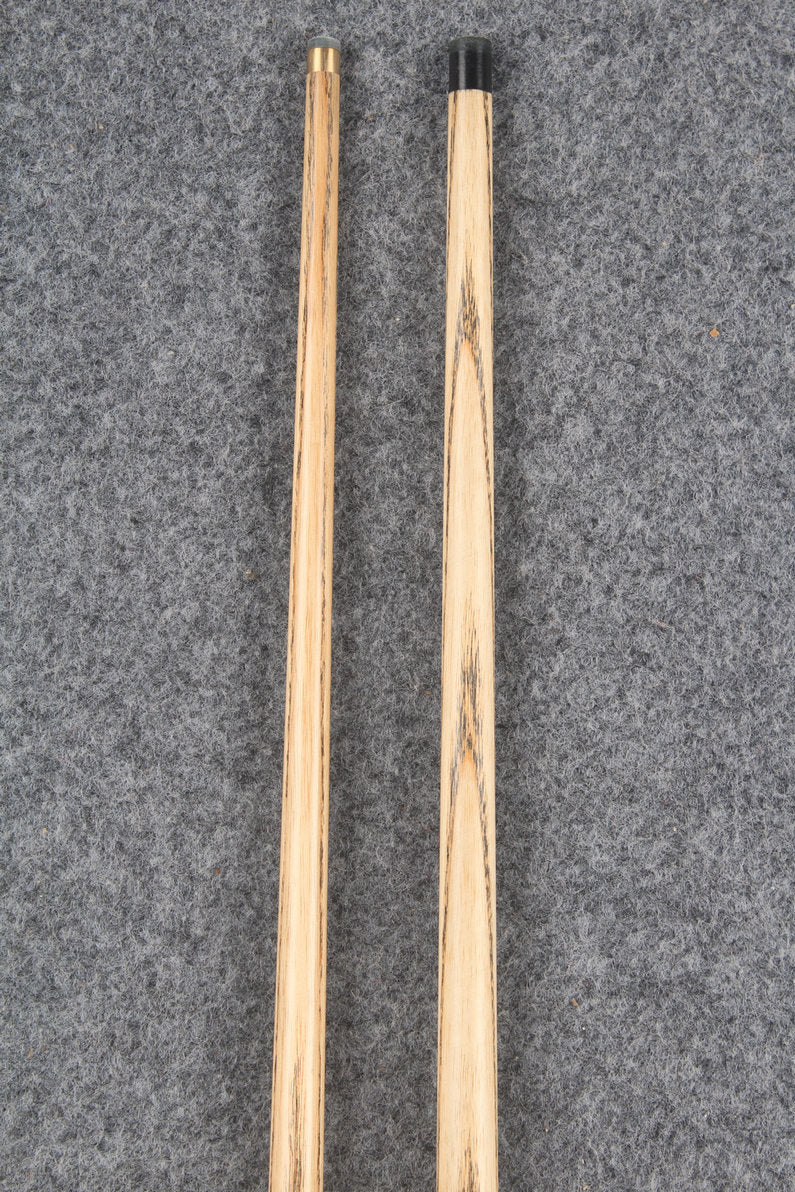 1 piece ASH english pool cue + break cue + case # 7559 WOODS CUES