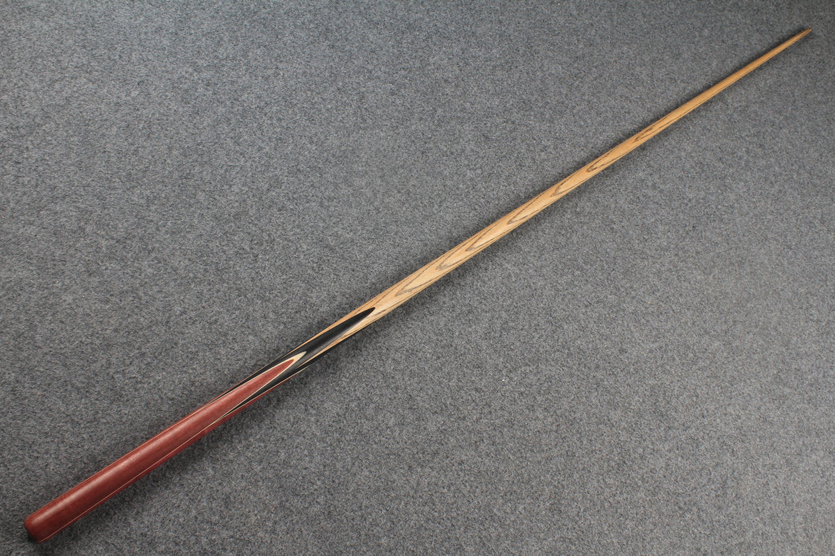 1 piece ASH english pool cue + break cue + case # 7559 WOODS CUES