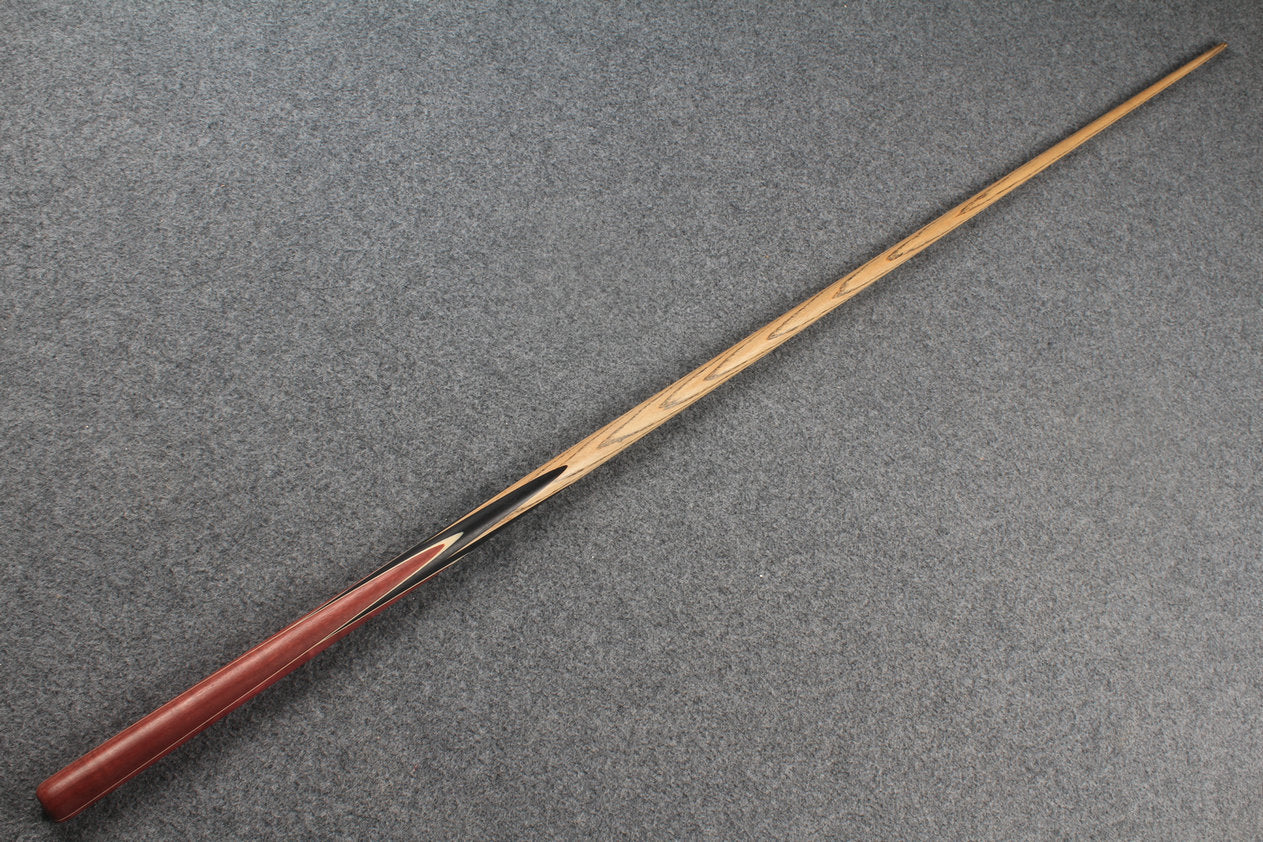 1 piece ASH english pool cue + break cue + case # 7559 WOODS CUES