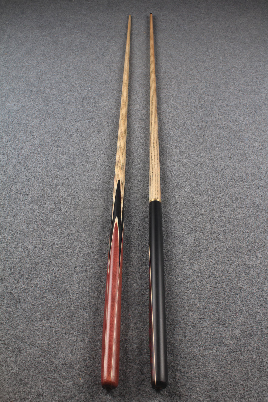 1 piece ASH english pool cue + break cue + case # 7561 WOODS CUES