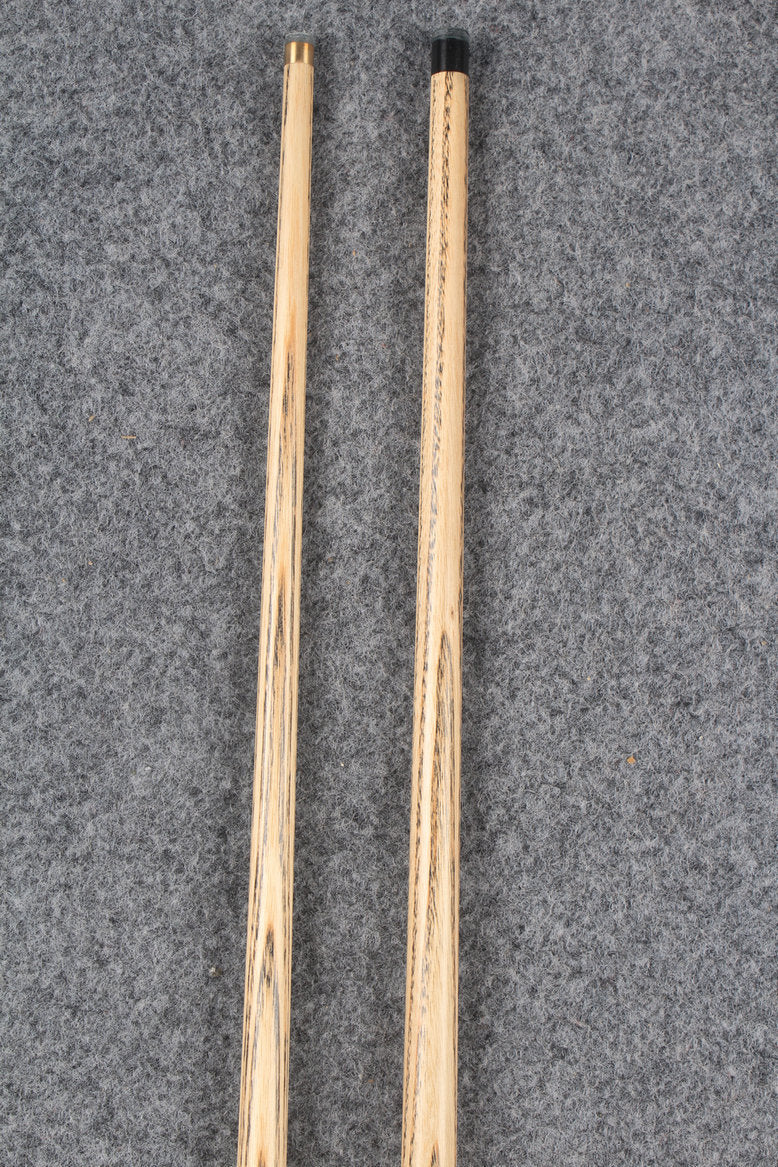 1 piece ASH english pool cue + break cue + case # 7561 WOODS CUES