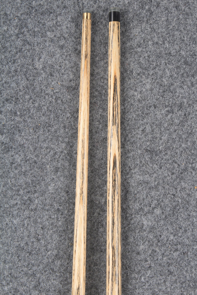 1 piece ASH english pool cue + break cue + case # 7562 WOODS CUES