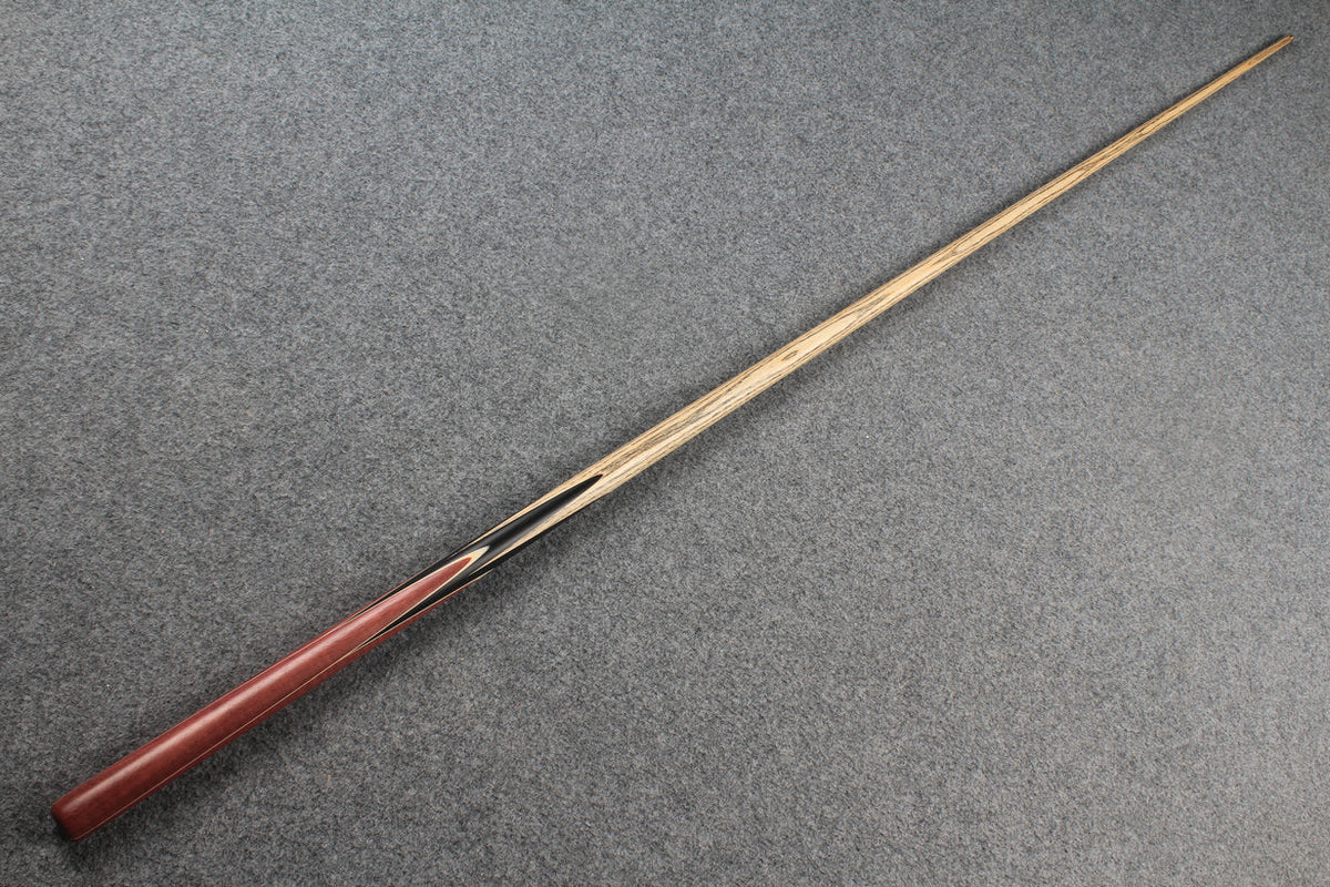 1 piece ASH english pool cue + break cue + case # 7562 WOODS CUES