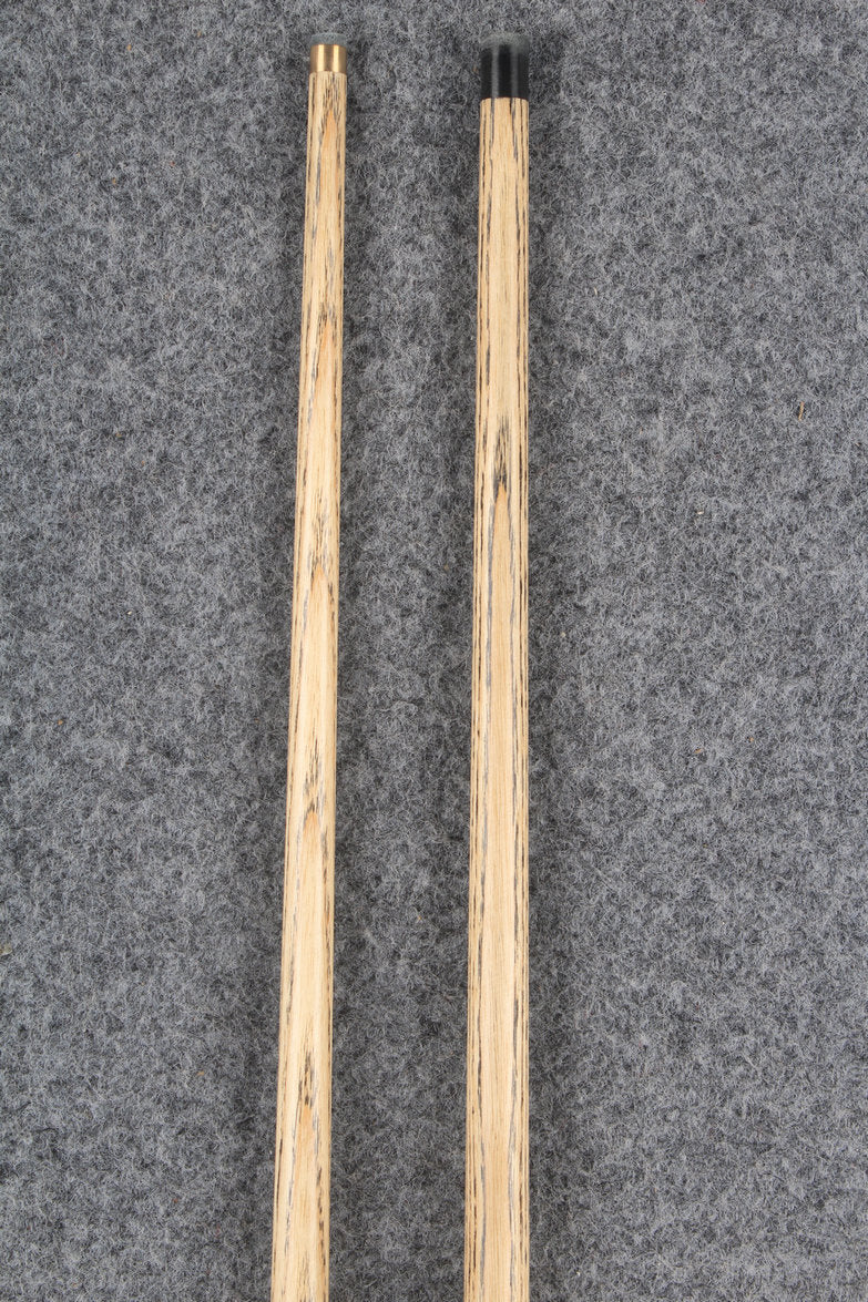 1 piece ASH english pool cue + break cue + case # 7563 WOODS CUES