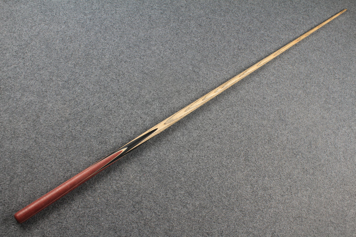1 piece ASH english pool cue + break cue + case # 7563 WOODS CUES