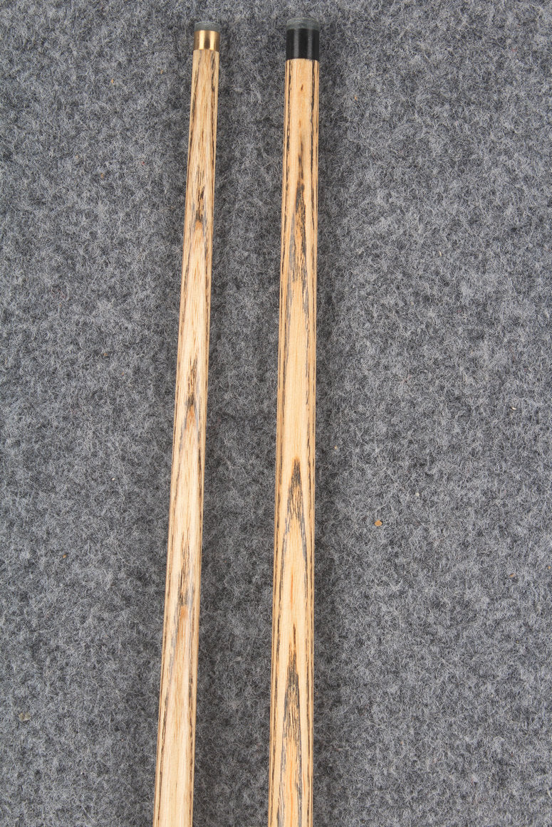 1 piece ASH english pool cue + break cue + case # 7564 WOODS CUES