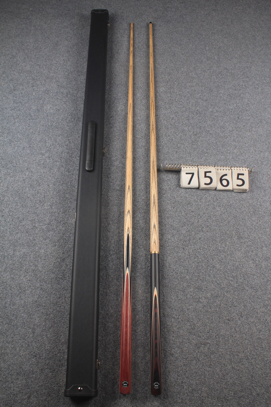 1 piece ASH english pool cue + break cue + case # 7565