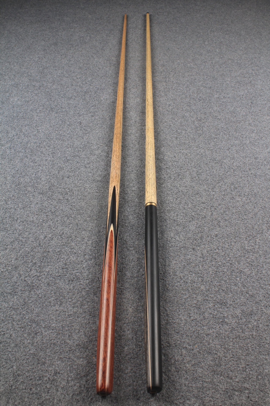 1 piece ASH english pool cue + break cue + case # 7568 WOODS CUES
