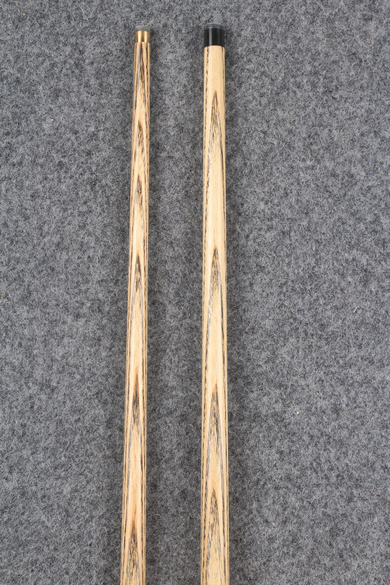 1 piece ASH english pool cue + break cue + case # 7570 WOODS CUES