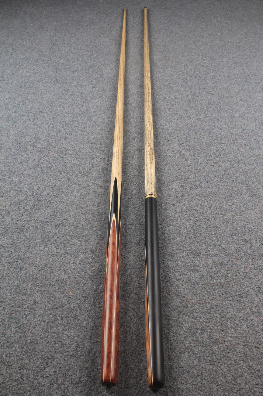 1 piece ASH english pool cue + break cue + case # 7571 WOODS CUES