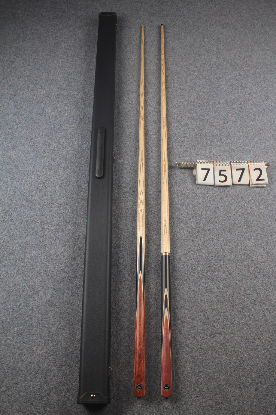 1 piece ASH english pool cue + break cue + case # 7572
