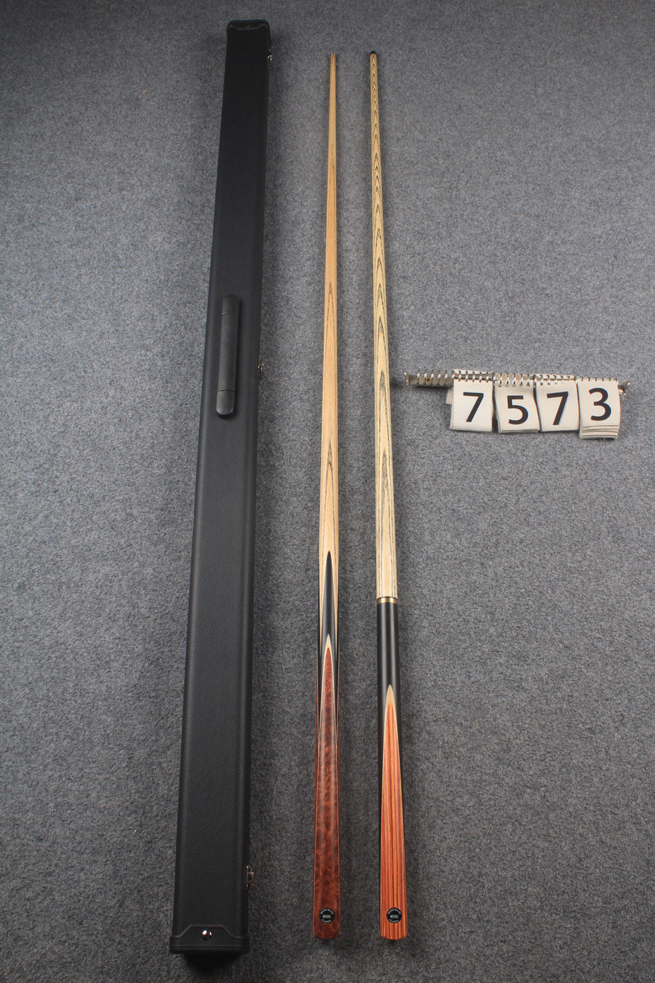 1 piece ASH english pool cue + break cue + case # 7573