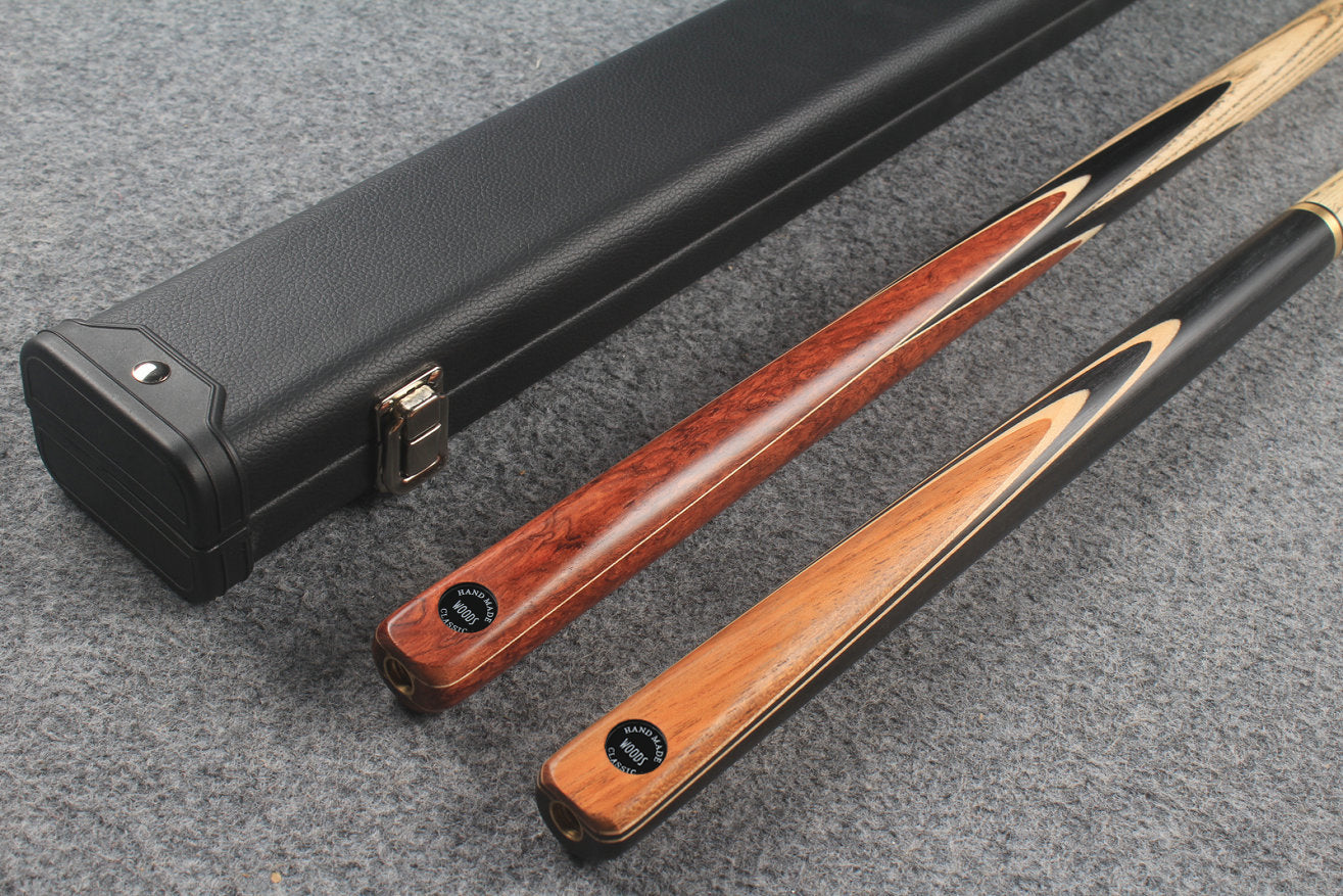 1 piece ASH english pool cue + break cue + case # 7574