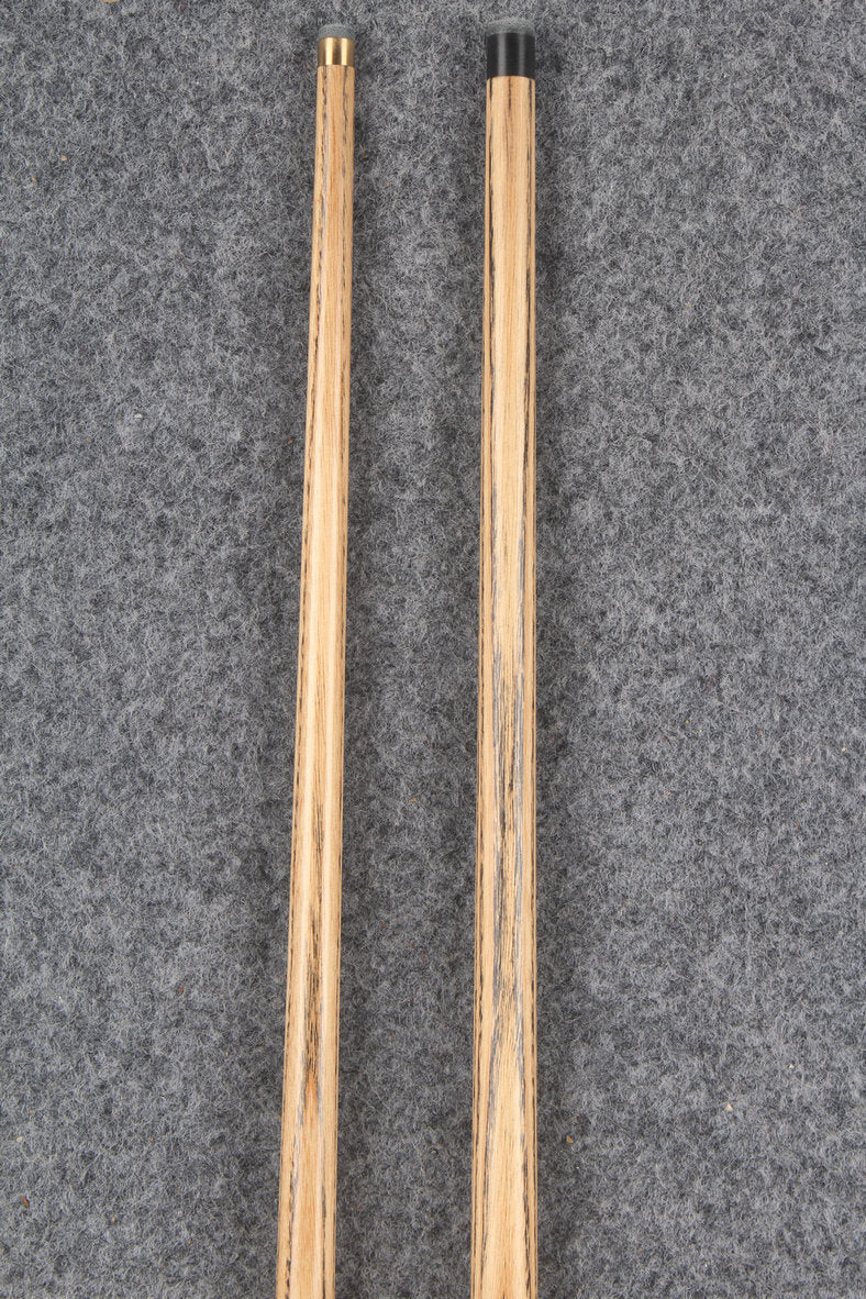 1 piece ASH english pool cue + break cue + case # 7575 WOODS CUES