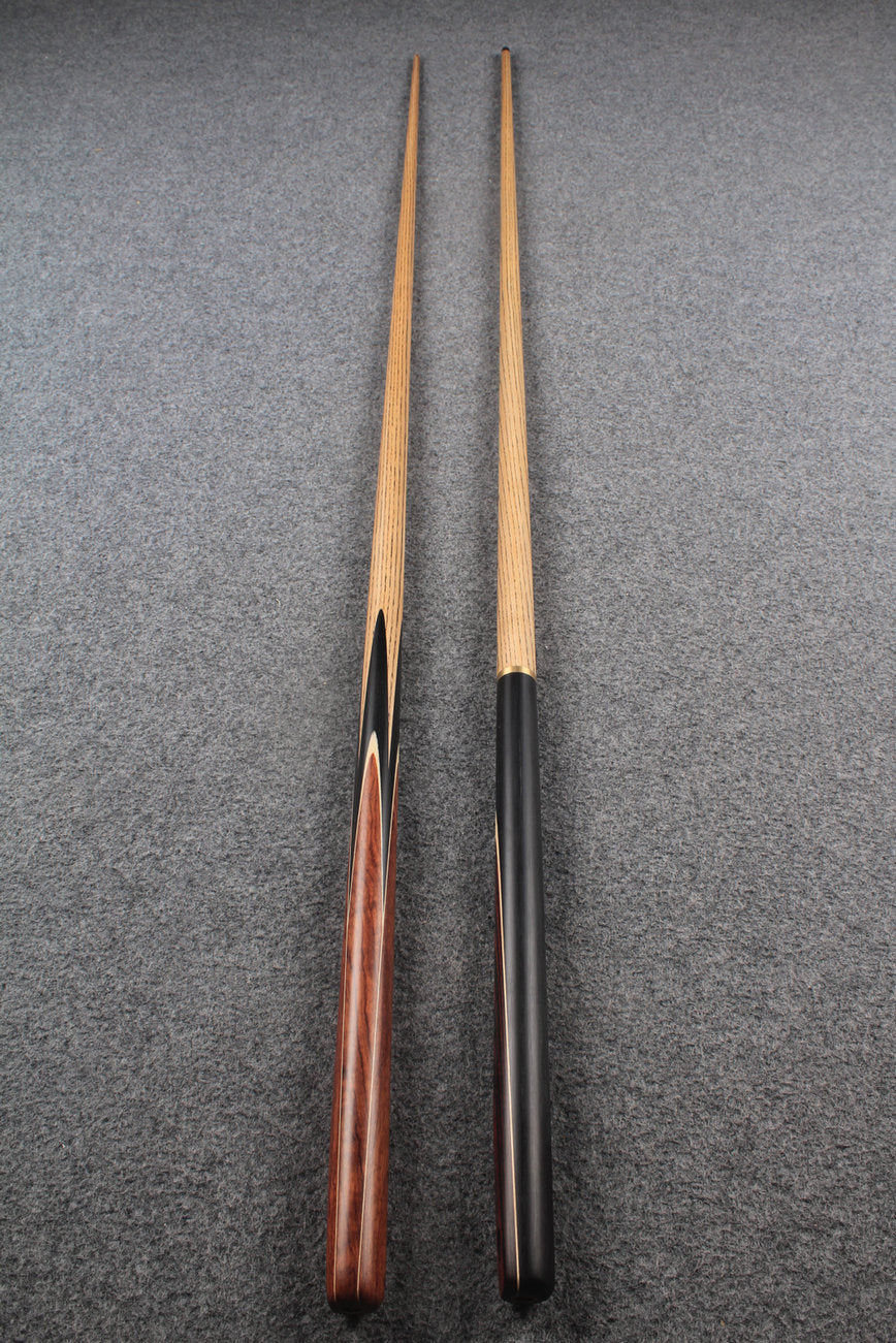 1 piece ASH english pool cue + break cue + case # 7578 WOODS CUES