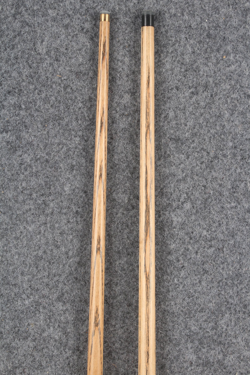 1 piece ASH english pool cue + break cue + case # 7578 WOODS CUES