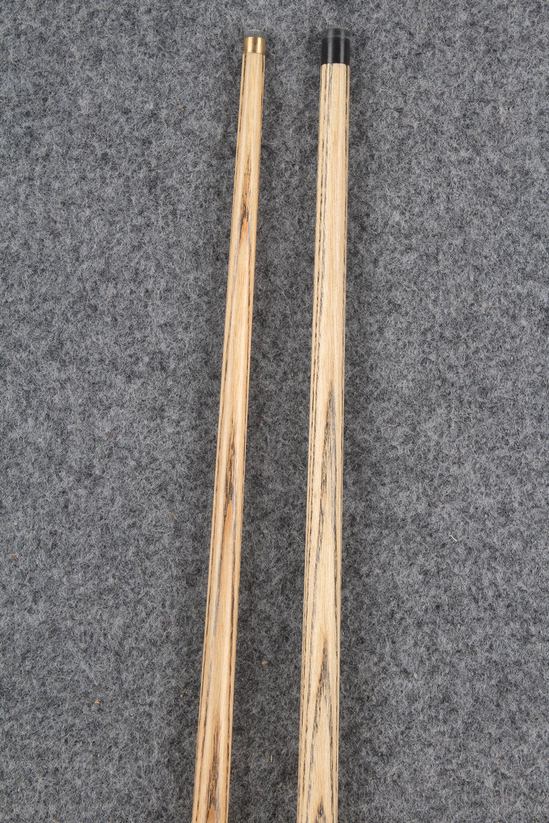 1 piece ASH english pool cue + break cue + case # 7581 WOODS CUES