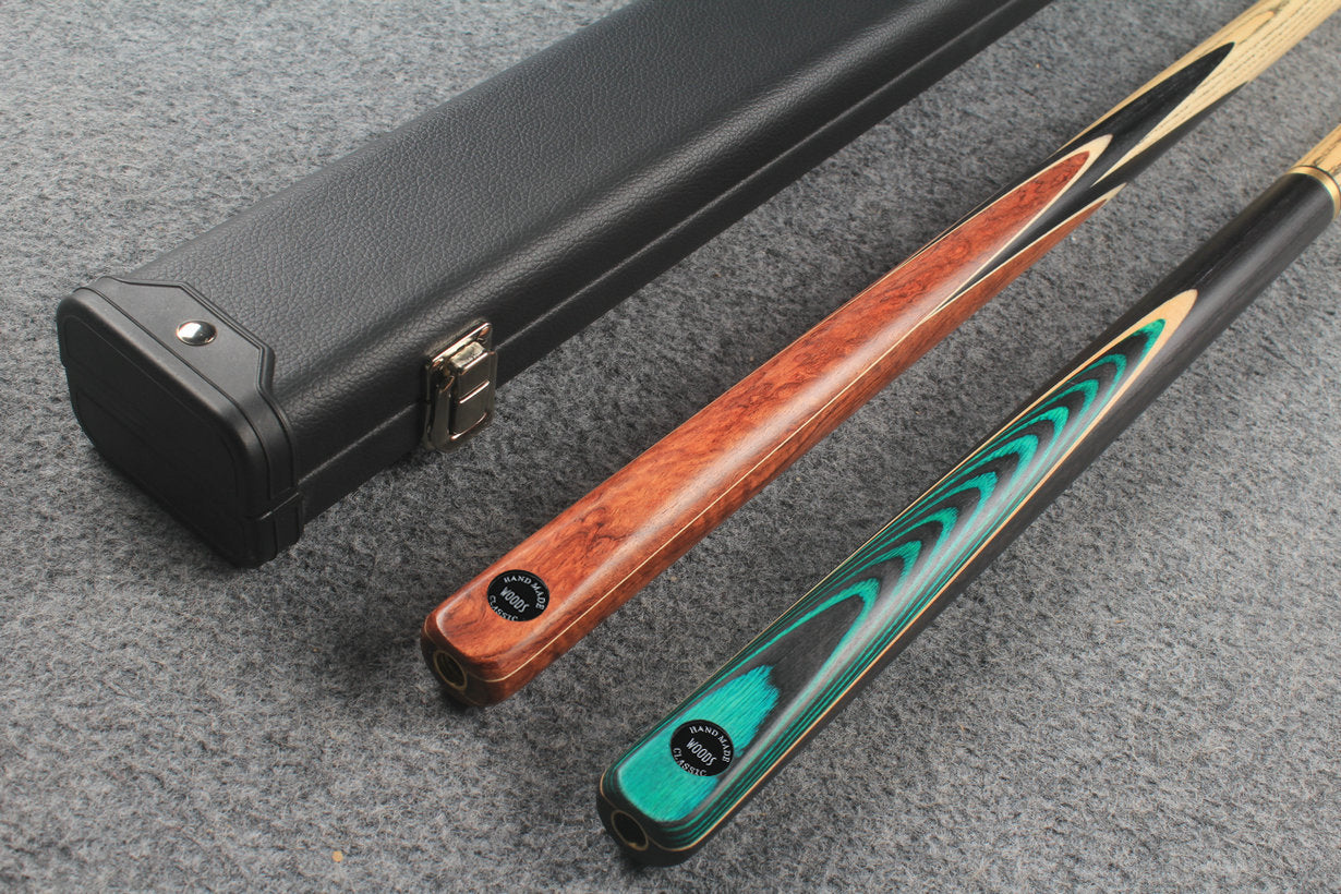 1 piece ASH english pool cue + break cue + case # 7584
