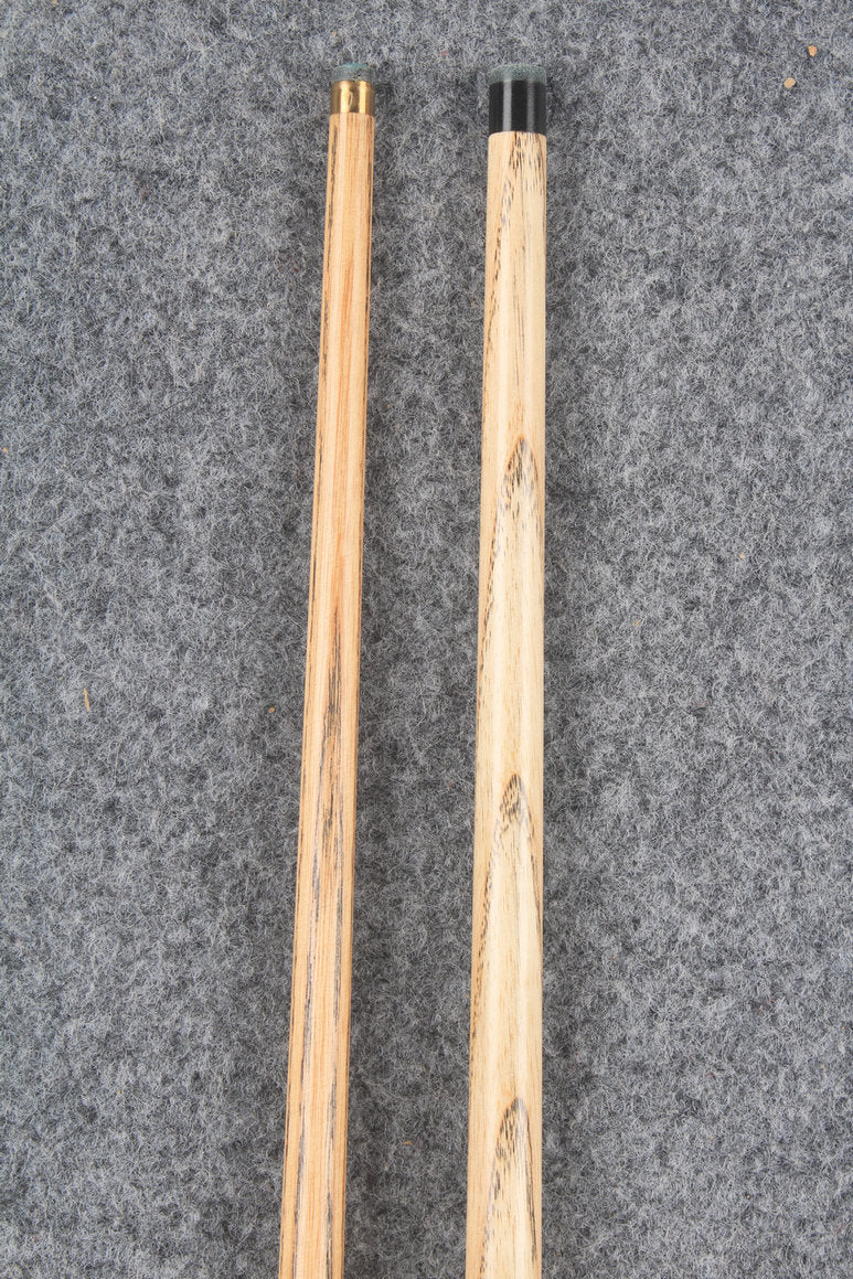 3/4 ASH english pool cue + break cue + case # 7587