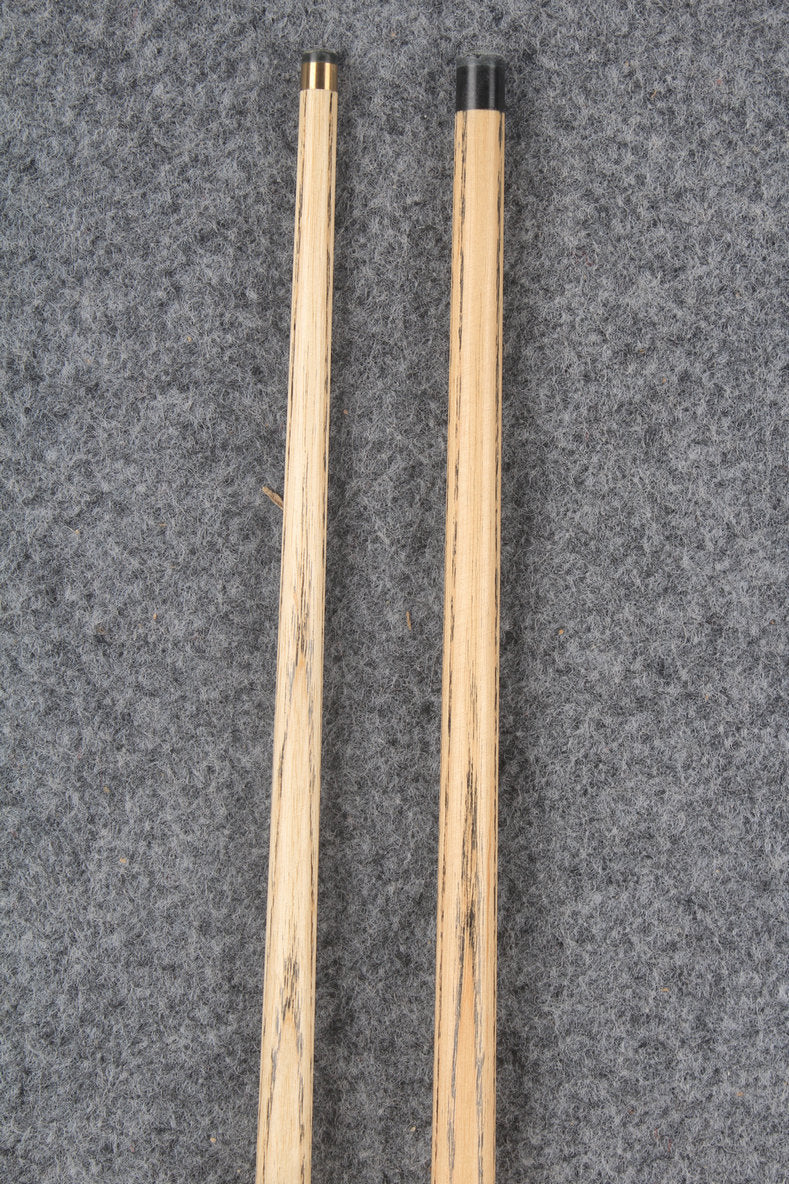 3/4 ASH english pool cue + break cue + case # 7588 WOODS CUES