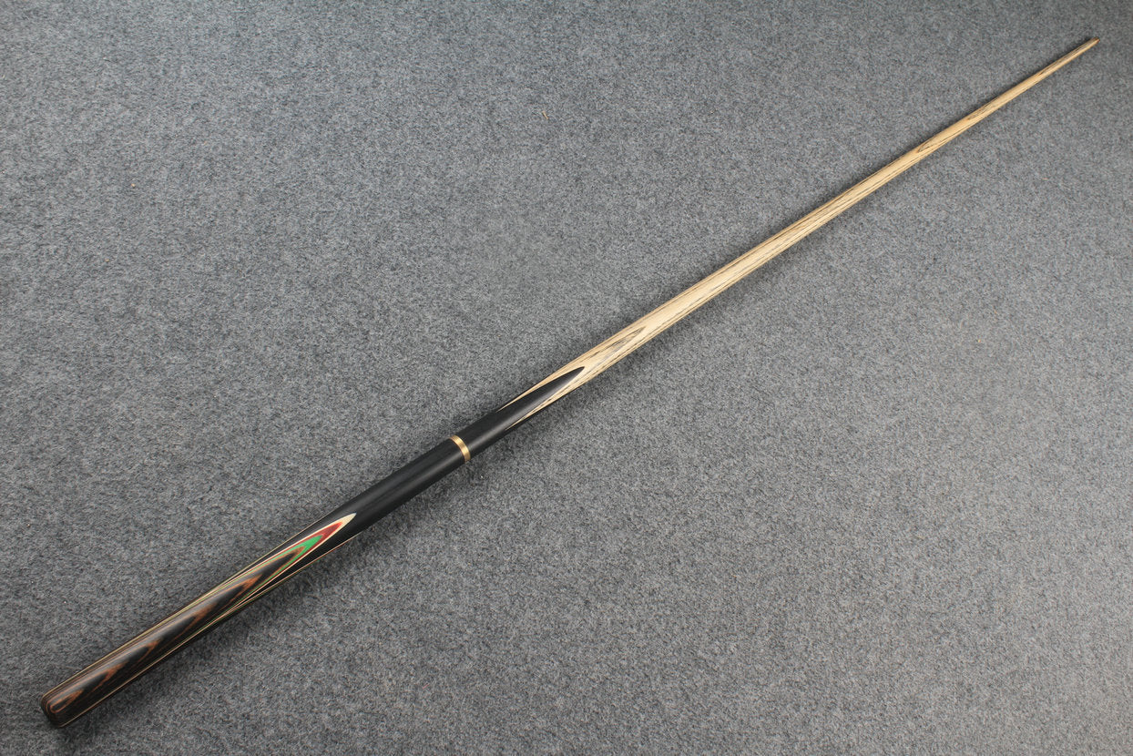 3/4 ASH english pool cue + break cue + case # 7588 WOODS CUES