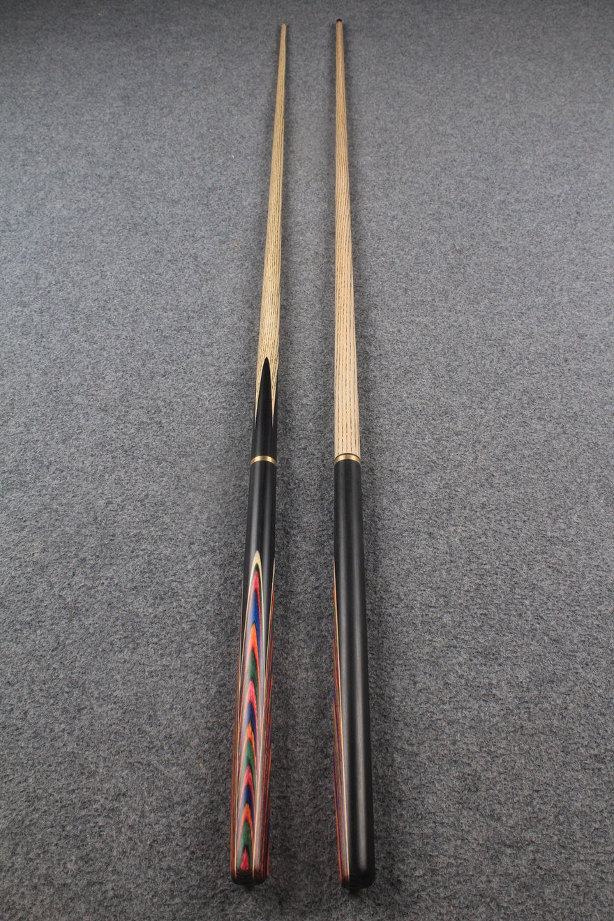 3/4 ASH english pool cue + break cue + case # 7592