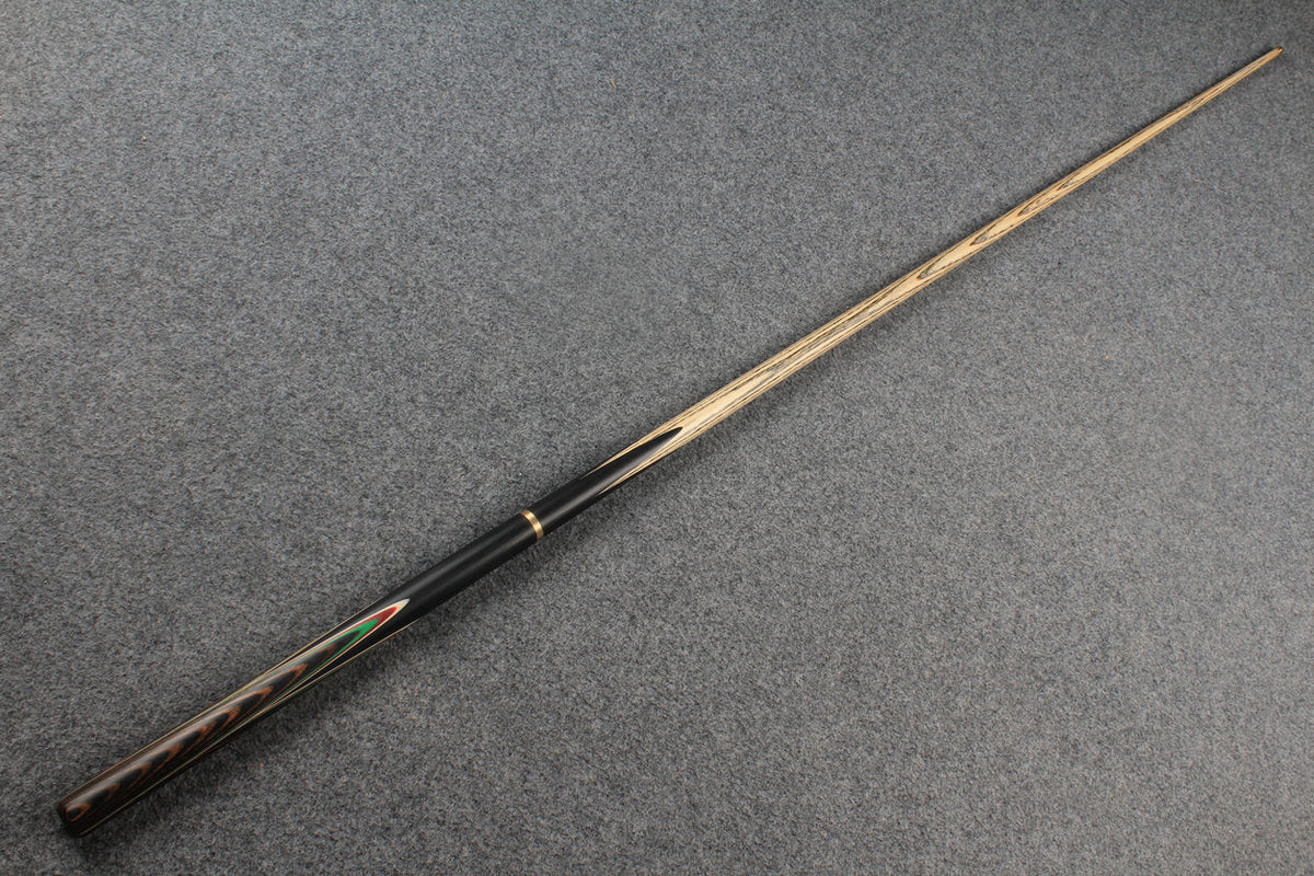 3/4 ASH english pool cue + break cue + case # 7593 WOODS CUES