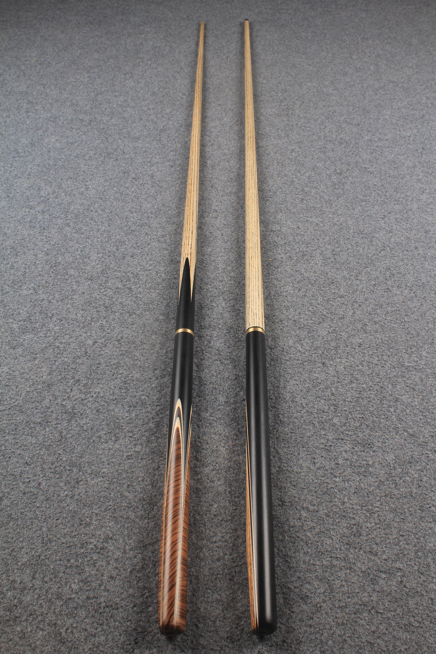 3/4 ASH english pool cue + break cue + case # 7597