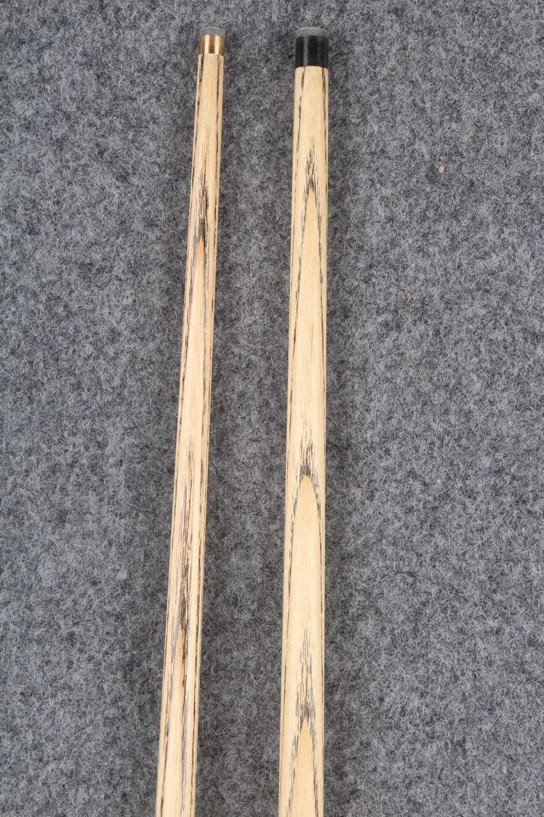 3/4 ASH english pool cue + break cue + case # 7598 WOODS CUES