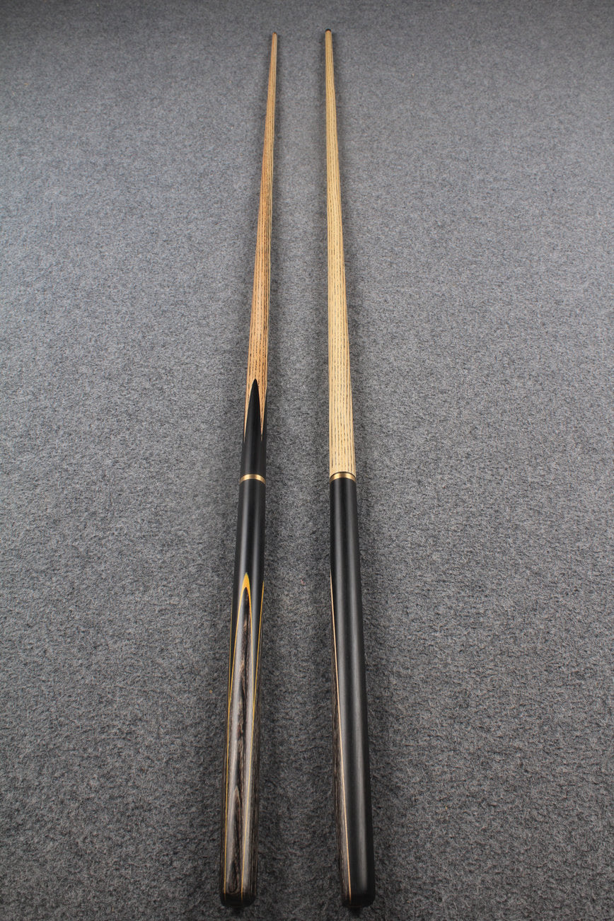 3/4 ASH english pool cue + break cue + case # 7599