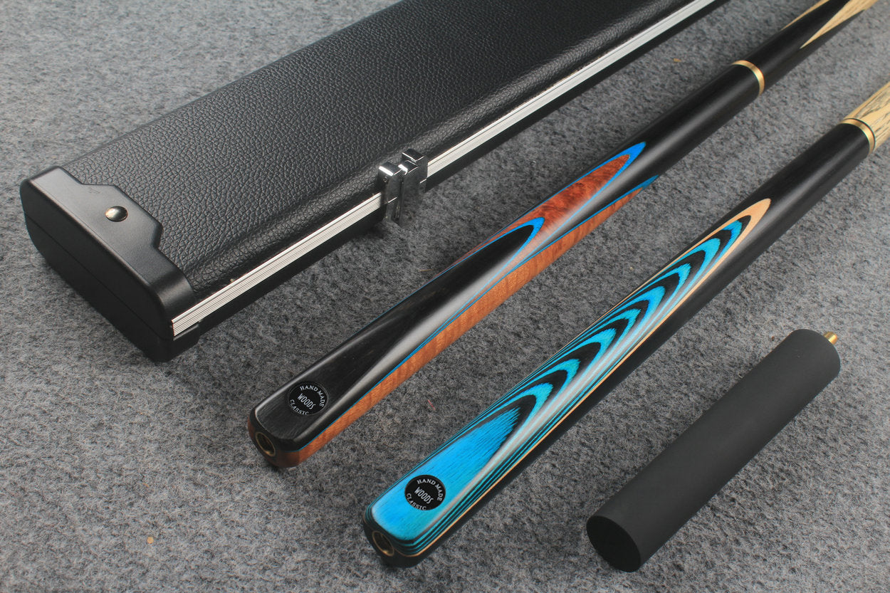 3/4 ASH english pool cue + break cue + case # 7600