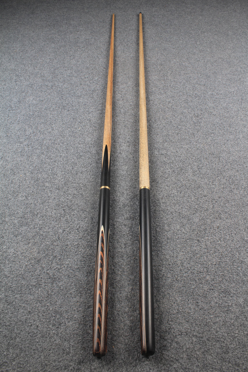 3/4 ASH english pool cue + break cue + case # 7601