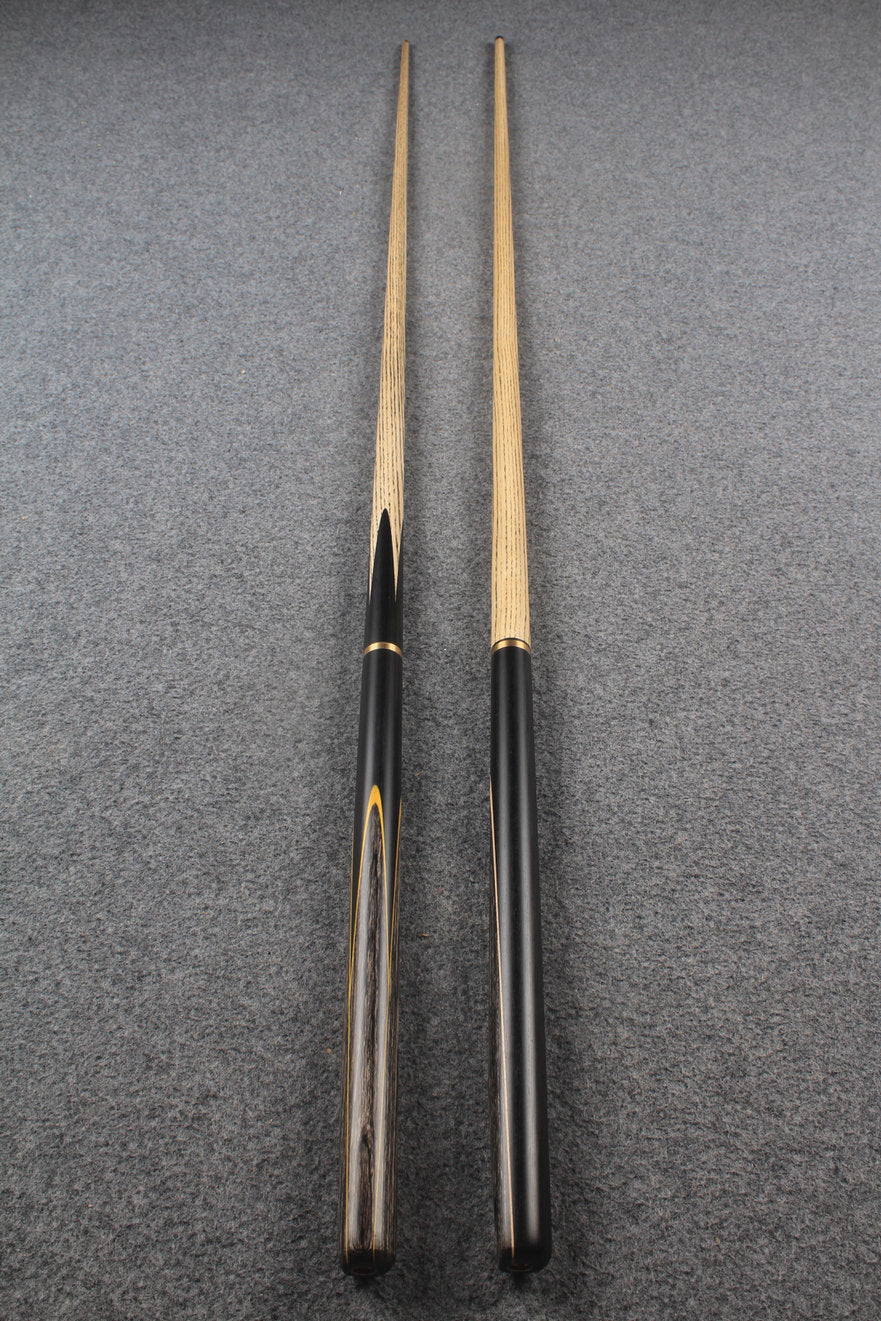 3/4 ASH english pool cue + break cue + case # 7604