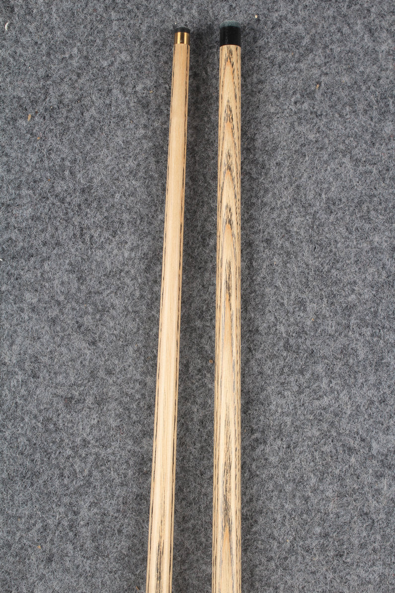 3/4 ASH english pool cue + break cue + case # 7605 WOODS CUES
