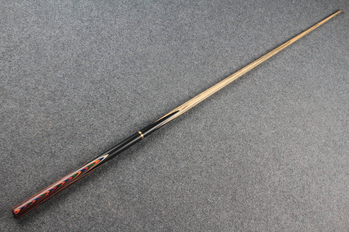 3/4 ASH english pool cue + break cue + case # 7605 WOODS CUES