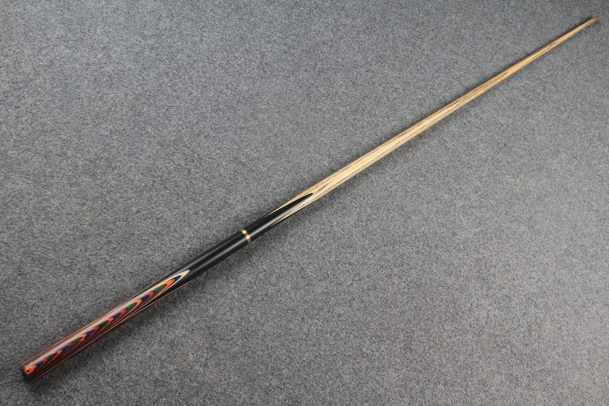 3/4 ASH english pool cue + break cue + case # 7605 WOODS CUES