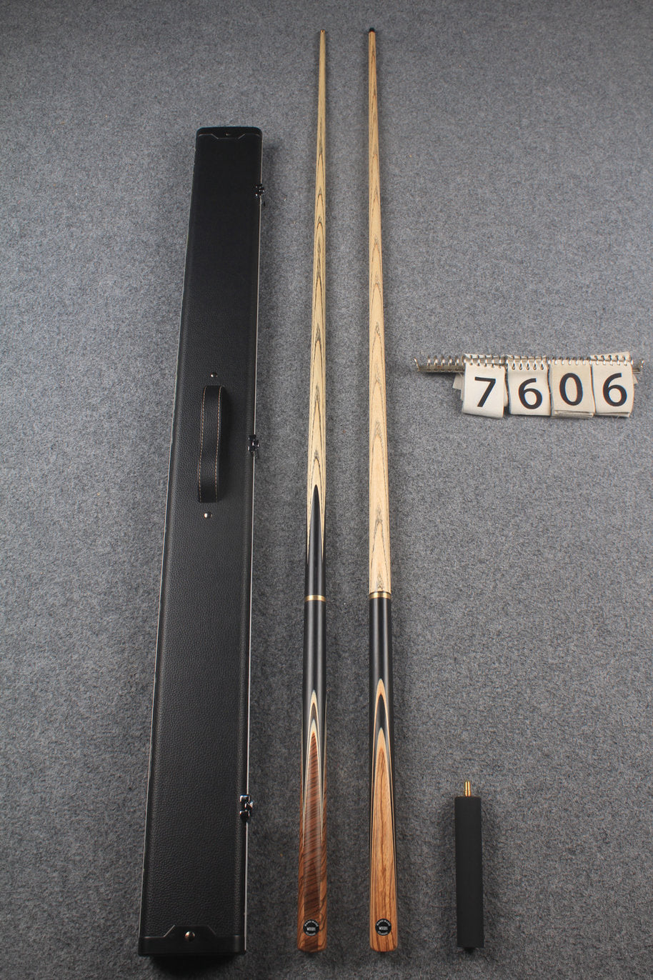 3/4 ASH english pool cue + break cue + case # 7606